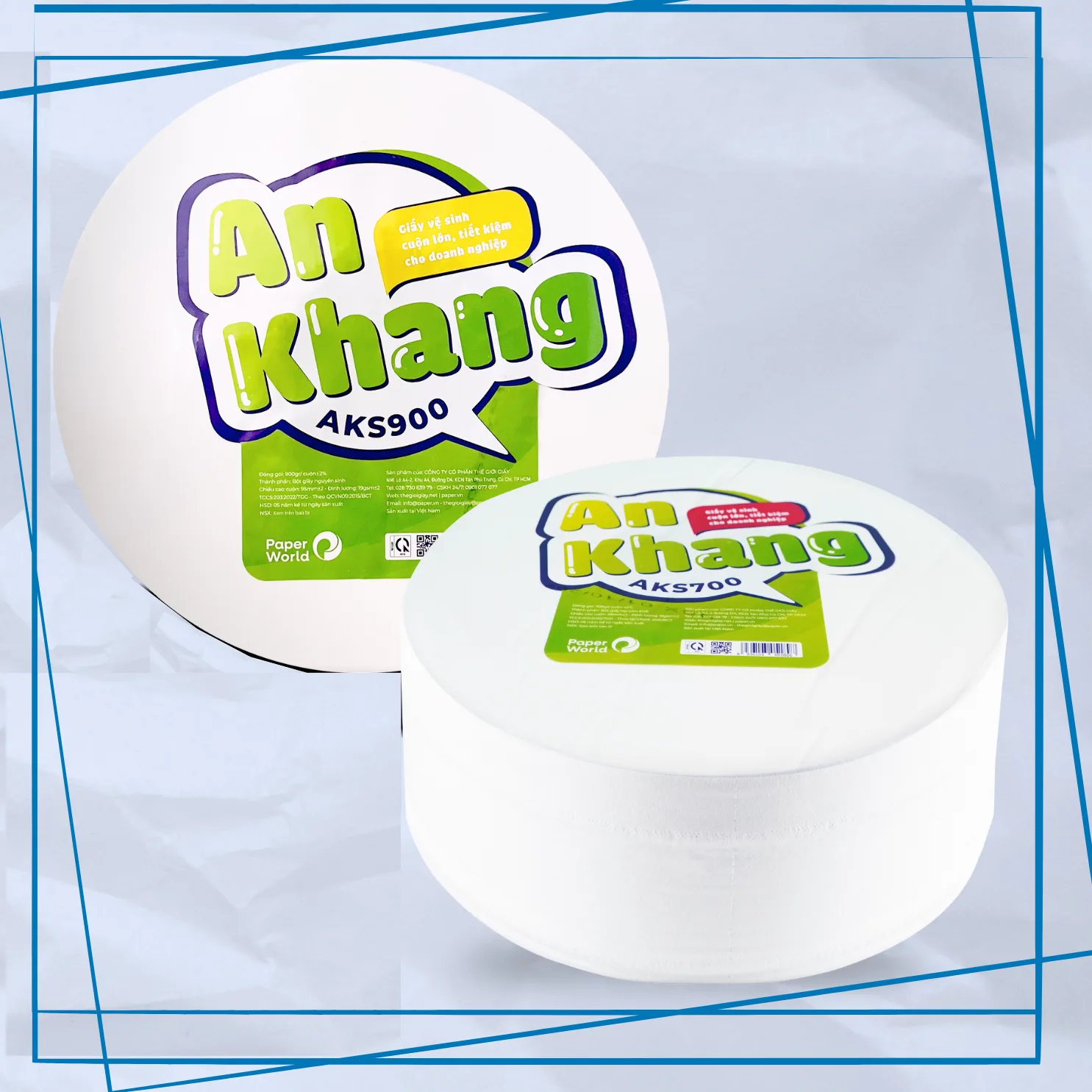 Tính chi phí giấy vệ sinh hằng tháng cho doanh nghiệp bằng giấy cuộn lớn An Khang