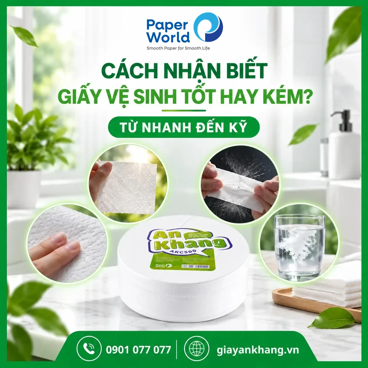 Cách Nhận Biết Giấy Vệ Sinh Tốt Hay Kém: 10 Phép Thử Thực Tế