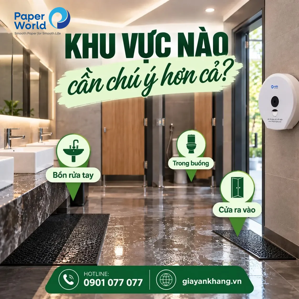 Vì Sao Sàn Nhà Vệ Sinh Vẫn Trơn Dù Đã Dùng Gạch Chống Trượt?