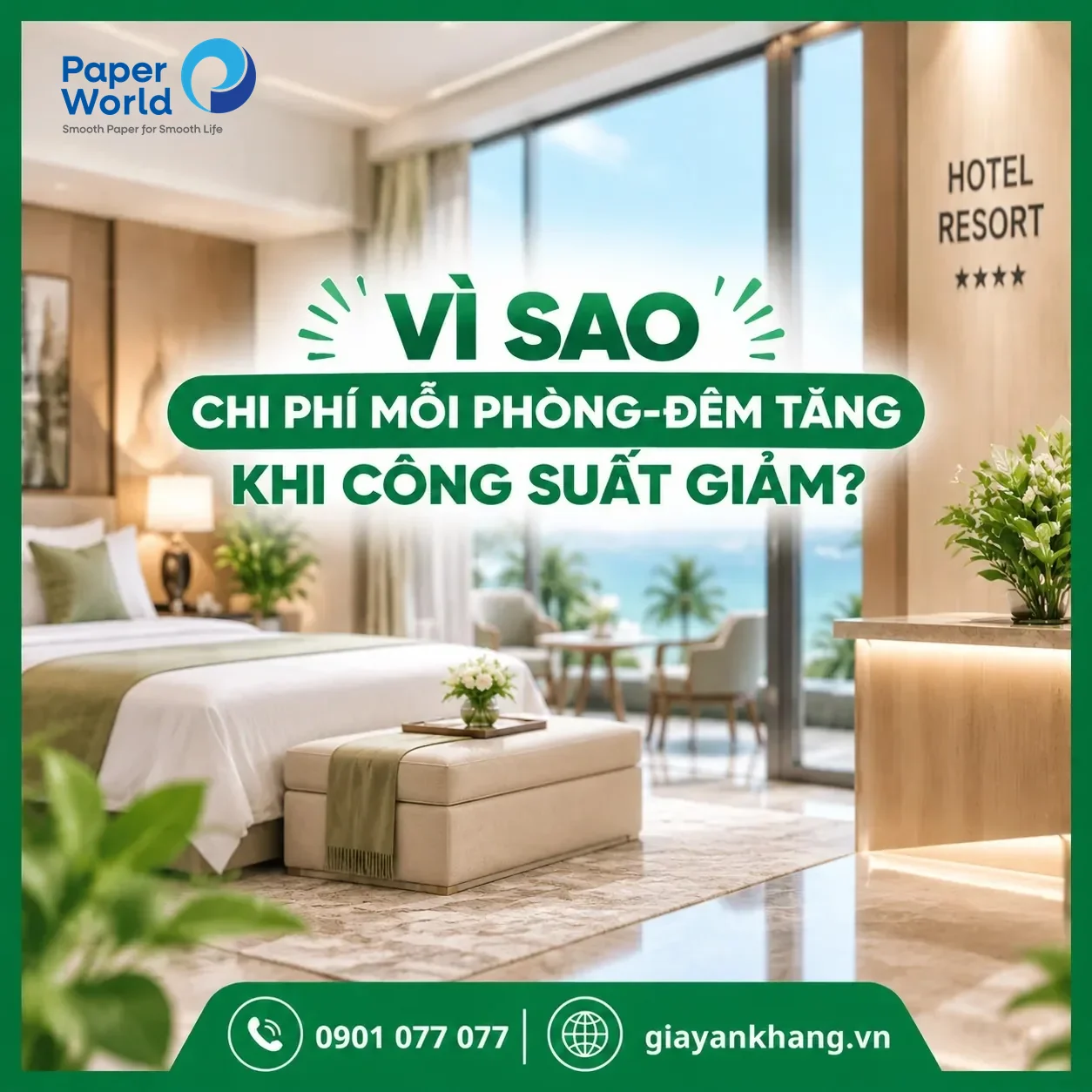 Giấy Vệ Sinh Cho Khách Sạn, Resort: Cách Chọn Đúng Và Tính Chi Phí Chuẩn