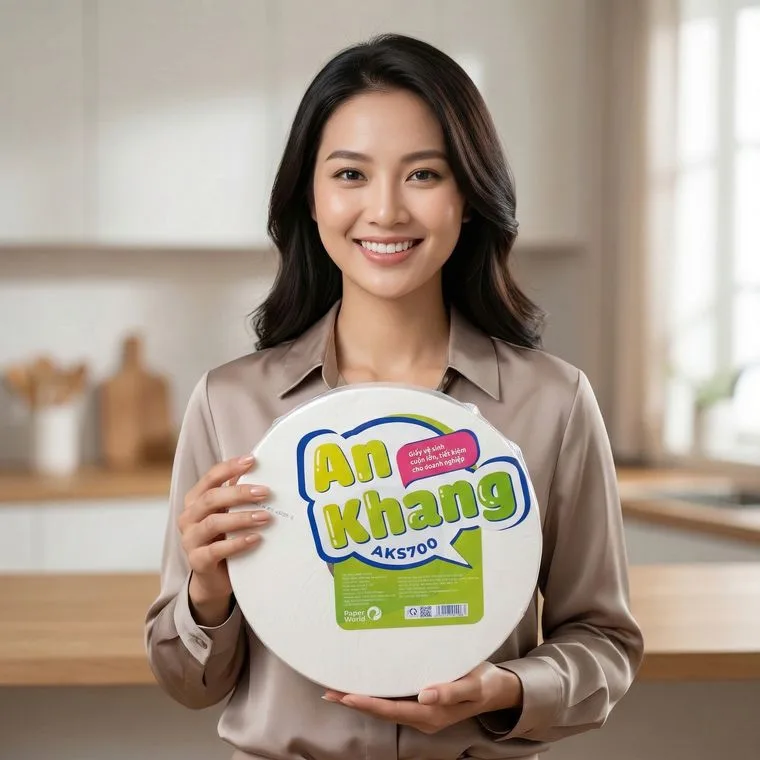 Giấy vệ sinh cuộn lớn An Khang cho doanh nghiệp
