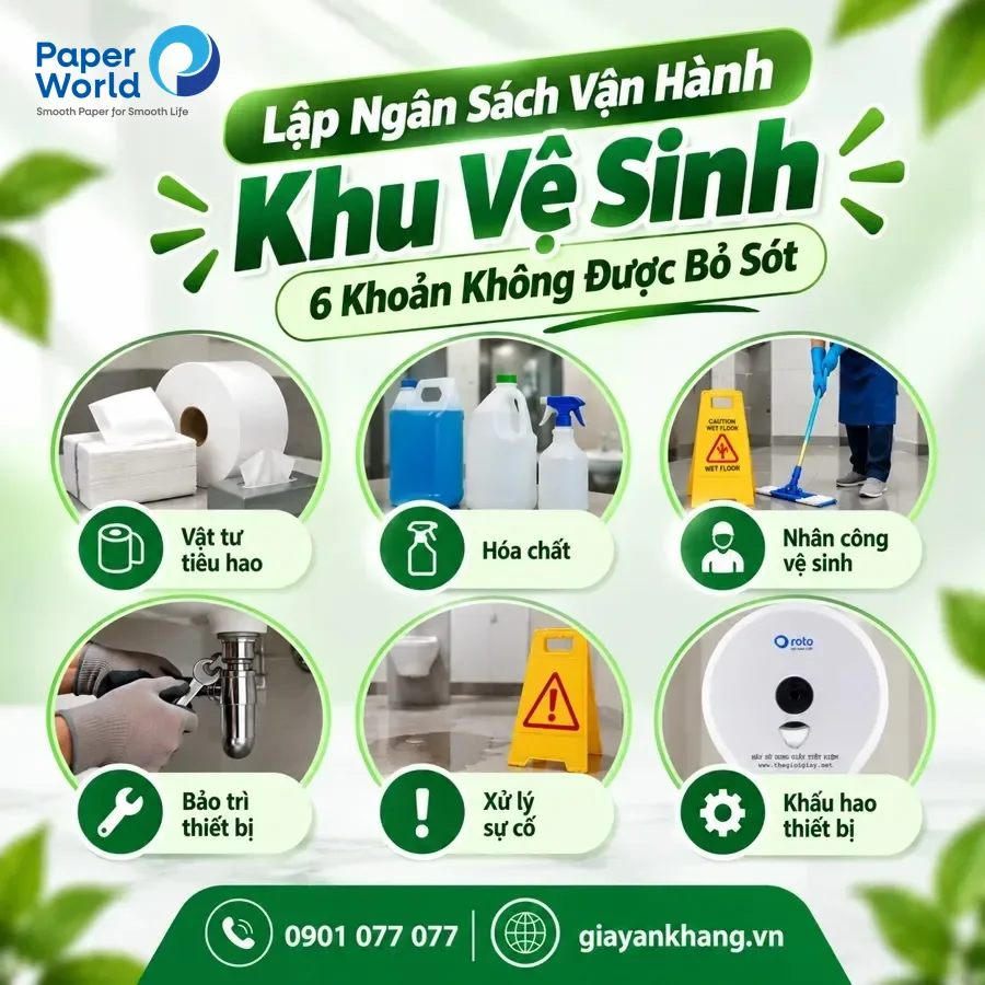 Lập Ngân Sách Vận Hành Khu Vệ Sinh: 6 Khoản Không Được Bỏ Sót Lập Ngân Sách Vận Hành Khu Vệ Sinh: 6 Khoản Không Được Bỏ Sót