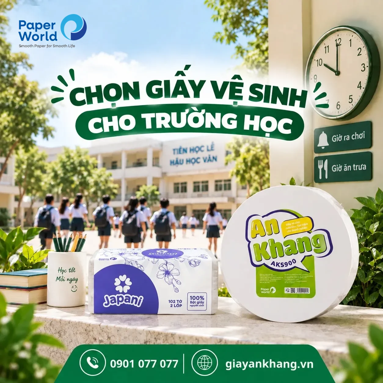 Giấy Vệ Sinh Trường Học: Chọn Loại Nào, Bố Trí Ra Sao?