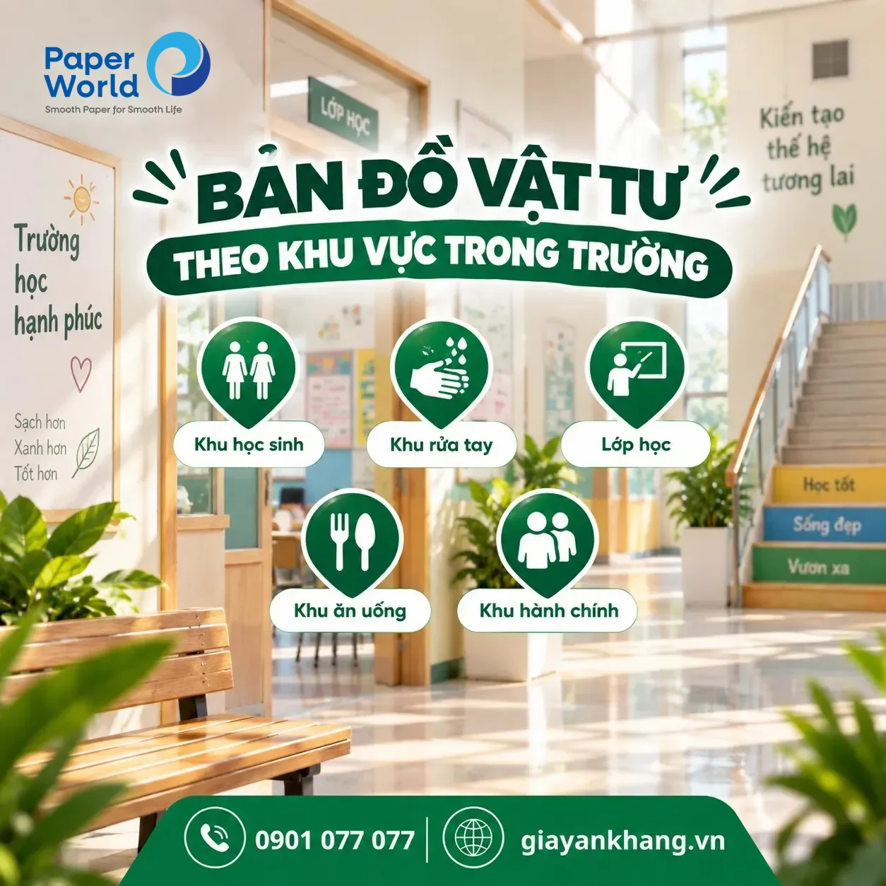 Giấy Vệ Sinh Trường Học: Chọn Loại Nào, Bố Trí Ra Sao?